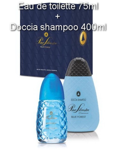 pino silvestre confezione: profumo 75ml + docciashampoo 400ml - blue forest: tuttocasashop.live: igiene e cura della persona