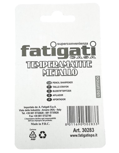 temperamatite in metallo - 2 fori: tuttocasashop.live: altro - bazar