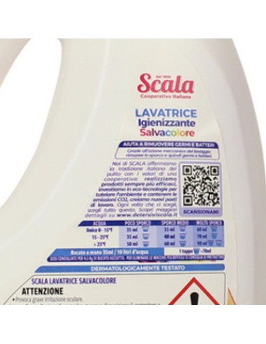 scala detersivo lavatrice liquido 1500ml - 37 lavaggi - colore: tuttocasashop.live: prodotti per bucato e tessuti