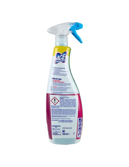 ace +mousse candeggina piu' sgrassatore casa e bucato 690ml - con erogatore: tuttocasashop.live: pulizia e cura della casa