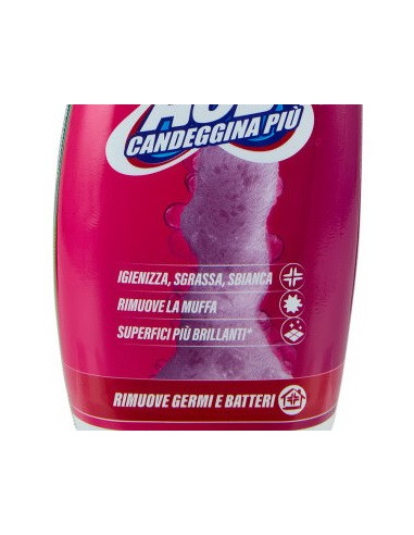 ace +mousse candeggina piu' sgrassatore casa e bucato 690ml - con erogatore: tuttocasashop.live: pulizia e cura della casa