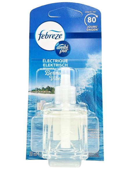 ambipur deodorante ambienti elettrico - 20ml 80 giorni ricarica - bermuda v.: tuttocasashop.live: pulizia e cura della casa
