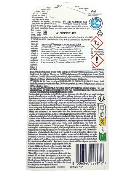 ambipur deodorante ambienti elettrico - 20ml 80 giorni ricarica - bermuda v.: tuttocasashop.live: pulizia e cura della casa