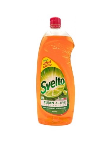 svelto detersivo per piatti e stoviglie - 1030ml - aceto - antiodore: tuttocasashop.live: pulizia e cura della casa