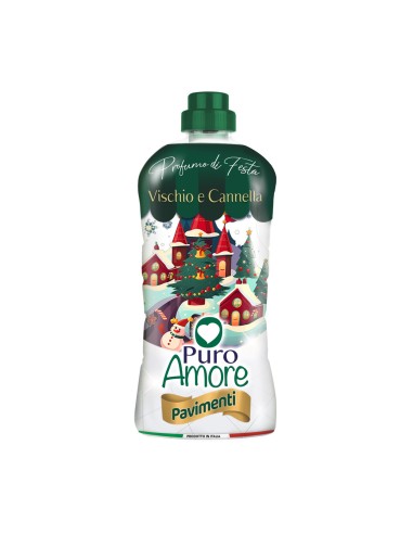 puro amore detergente per pavimenti - 1 litro - vischio e cannella: tuttocasashop.live: pulizia e cura della casa