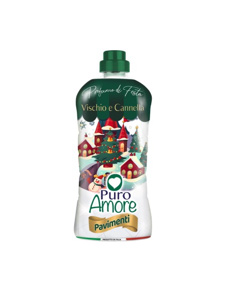 puro amore detergente per pavimenti - 1 litro - vischio e cannella: tuttocasashop.live: pulizia e cura della casa