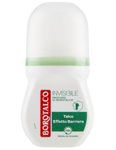 borotalco roberts deodorante roll-on 50ml invisibile talco effetto barriera: tuttocasashop.live: igiene e cura della persona