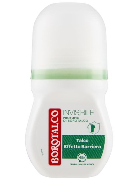 borotalco roberts deodorante roll-on 50ml invisibile talco effetto barriera: tuttocasashop.live: igiene e cura della persona