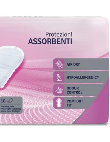 soffisof lady assorbenti lieve o leggera incontinenza - 10 pezzi - extra: tuttocasashop.live: igiene e cura della persona