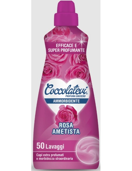 coccolatevi ammorbidente concentrato 50 lavaggi - 1250ml - rosa ametista: tuttocasashop.live: prodotti per bucato e tessuti