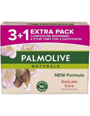 palmolive saponetta - 90 grammi - 4 pezzi - latte di mandorla: tuttocasashop.live: igiene e cura della persona