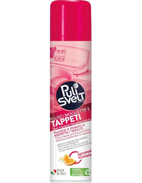 pulisvelt smacchiatore spray schiuma per tappeti e moquet 300ml: tuttocasashop.live: prodotti per bucato e tessuti