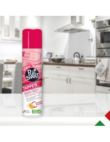 pulisvelt smacchiatore spray schiuma per tappeti e moquet 300ml: tuttocasashop.live: prodotti per bucato e tessuti