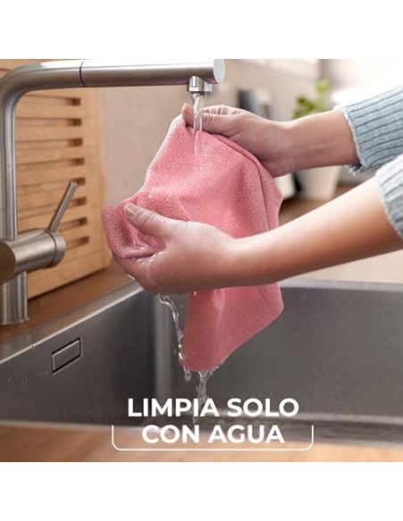 wileda actifibre soft - 2 panni multiuso - rosa e grigio: tuttocasashop.live: pulizia e cura della casa