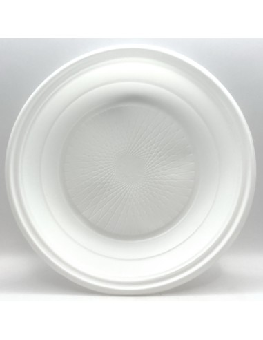 piatti monouso plastica extra rigidi diametro 22cm - 1kg - 44 pezzi - fondi: tuttocasashop.live: carta & monouso