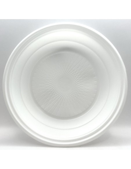 piatti monouso plastica extra rigidi diametro 22cm - 1kg - 44 pezzi - fondi: tuttocasashop.live: carta & monouso