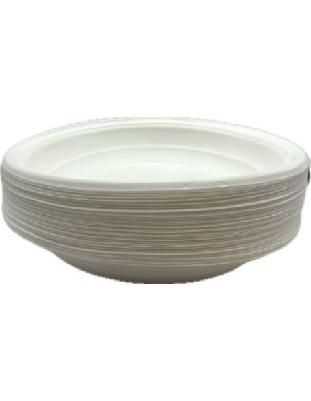 piatti monouso plastica extra rigidi diametro 22cm - 1kg - 44 pezzi - fondi: tuttocasashop.live: carta & monouso