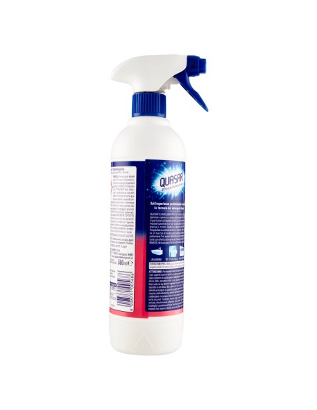 quasar detergente spray - 580ml - sgrassatore mousse con candeggina: tuttocasashop.live: pulizia e cura della casa