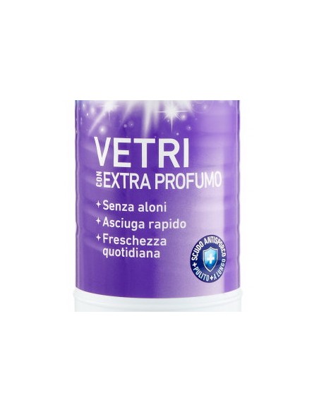 quasar detergente spray - 580ml - vetri profumato: tuttocasashop.live: pulizia e cura della casa