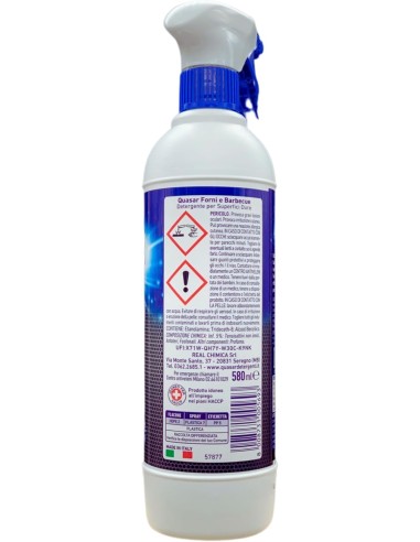 quasar detergente spray - 580ml - forni e barbecue: tuttocasashop.live: pulizia e cura della casa