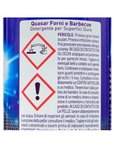 quasar detergente spray - 580ml - forni e barbecue: tuttocasashop.live: pulizia e cura della casa
