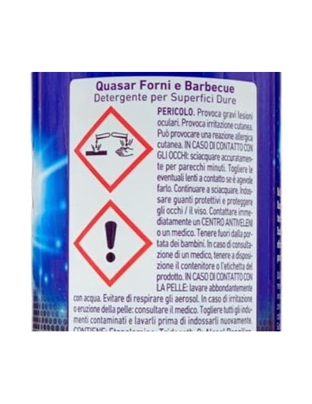 quasar detergente spray - 580ml - forni e barbecue: tuttocasashop.live: pulizia e cura della casa