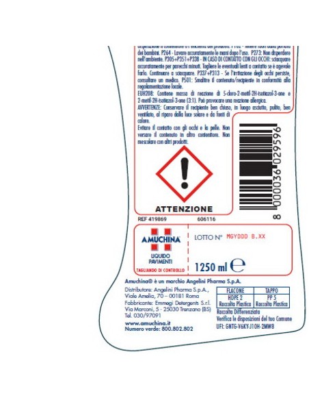 amuchina liquido pavimenti - 1500ml - superfici delicate - igienizzante: tuttocasashop.live: pulizia e cura della casa