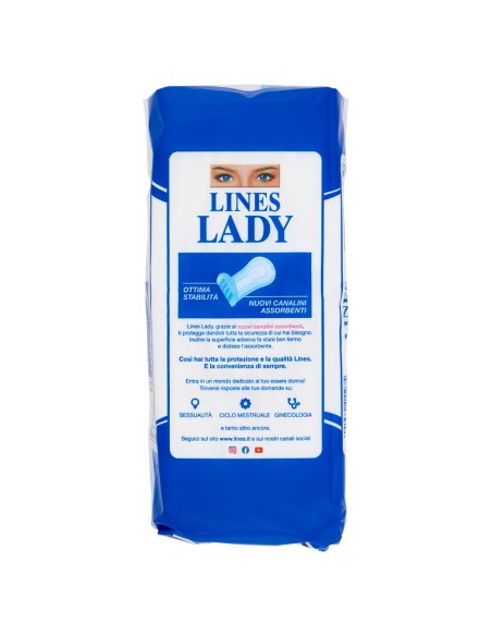 lines lady assorbenti ingienici anatomici - 9 pezzi: tuttocasashop.live: igiene e cura della persona