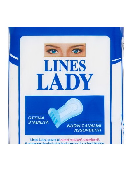 lines lady assorbenti ingienici anatomici - 9 pezzi: tuttocasashop.live: igiene e cura della persona