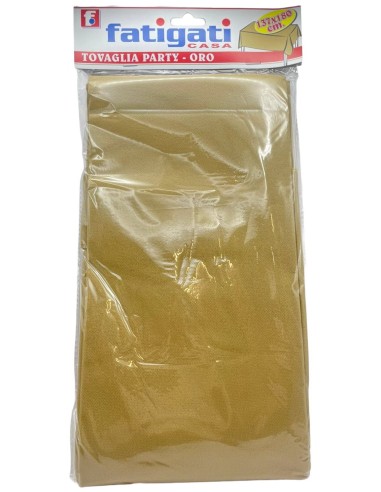 tovaglia parti in tessuto tnt - 137 x 180 cm - colore oro: tuttocasashop.live: carta & monouso