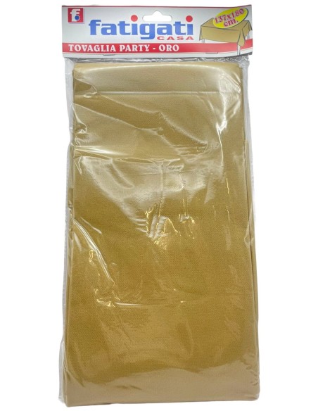 tovaglia parti in tessuto tnt - 137 x 180 cm - colore oro: tuttocasashop.live: carta & monouso