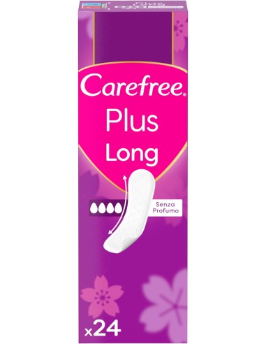 carefree plus long assorbenti proteggi slip - 24 pezzi - odour control: tuttocasashop.live: igiene e cura della persona