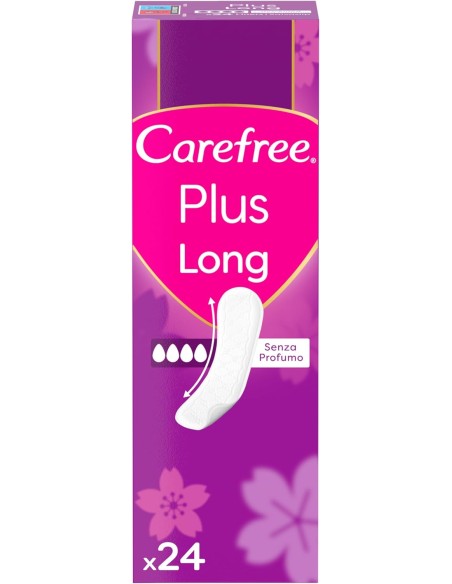 carefree plus long assorbenti proteggi slip - 24 pezzi - odour control: tuttocasashop.live: igiene e cura della persona