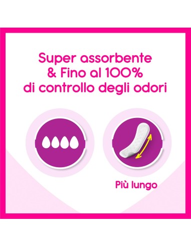 carefree plus long assorbenti proteggi slip - 24 pezzi - odour control: tuttocasashop.live: igiene e cura della persona