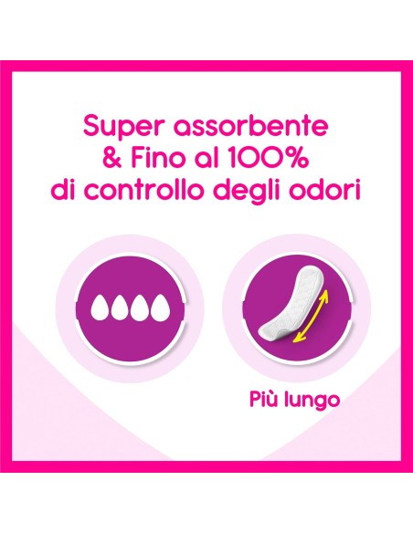 carefree plus long assorbenti proteggi slip - 24 pezzi - odour control: tuttocasashop.live: igiene e cura della persona