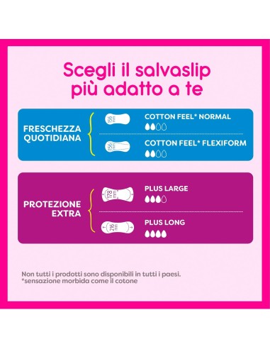 carefree plus long assorbenti proteggi slip - 24 pezzi - odour control: tuttocasashop.live: igiene e cura della persona