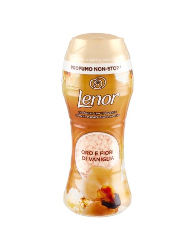 lenor unstoppables profumo in perle per bucato - 195g - oro e vaniglia: tuttocasashop.live: prodotti per bucato e tessuti