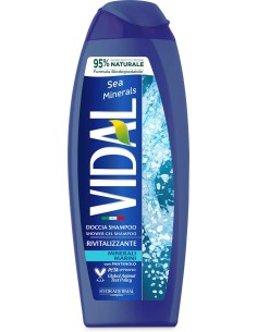 vidal doccia shampoo - 250ml - rivitalizzante minerali marini - pantenolo: tuttocasashop.live: igiene e cura della persona