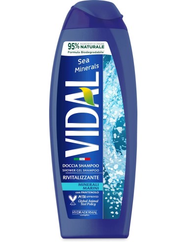 vidal doccia shampoo - 250ml - rivitalizzante minerali marini - pantenolo: tuttocasashop.live: igiene e cura della persona