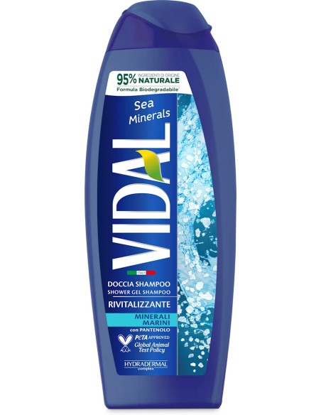 vidal doccia shampoo - 250ml - rivitalizzante minerali marini - pantenolo: tuttocasashop.live: igiene e cura della persona