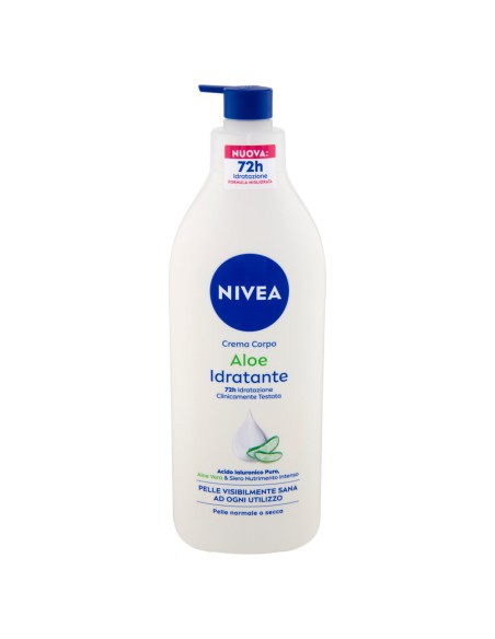 nivea body crema fluida corpo - 500ml - 72h idratante - aloe: tuttocasashop.live: igiene e cura della persona