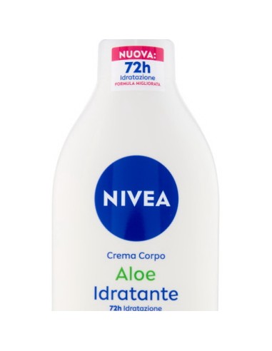 nivea body crema fluida corpo - 500ml - 72h idratante - aloe: tuttocasashop.live: igiene e cura della persona