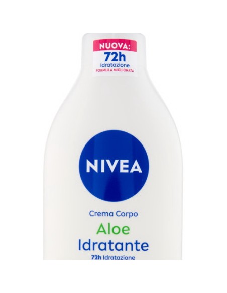 nivea body crema fluida corpo - 500ml - 72h idratante - aloe: tuttocasashop.live: igiene e cura della persona