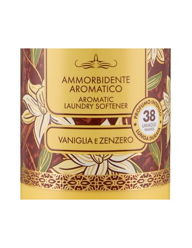 tesori d'oriente ammorbidente - 38 lavaggi 760ml - vaniglia e zenzero: tuttocasashop.live: prodotti per bucato e tessuti