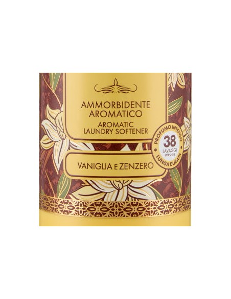 tesori d'oriente ammorbidente - 38 lavaggi 760ml - vaniglia e zenzero: tuttocasashop.live: prodotti per bucato e tessuti