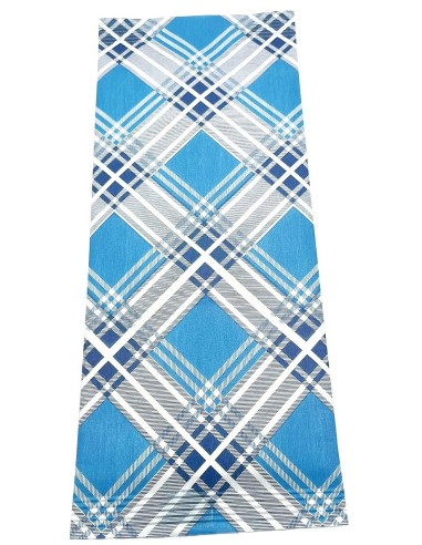 1000 buste portaposate in carta con tovaglioli - scozzese blu e azzurro: tuttocasashop.live: carta & monouso