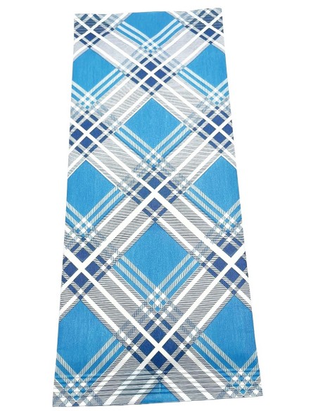 1000 buste portaposate in carta con tovaglioli - scozzese blu e azzurro: tuttocasashop.live: carta & monouso