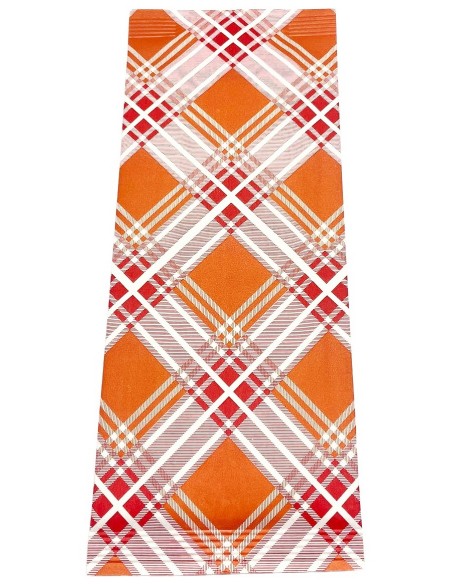 1000 buste portaposate in carta con tovaglioli - scozzese rosa e arancio: tuttocasashop.live: carta & monouso