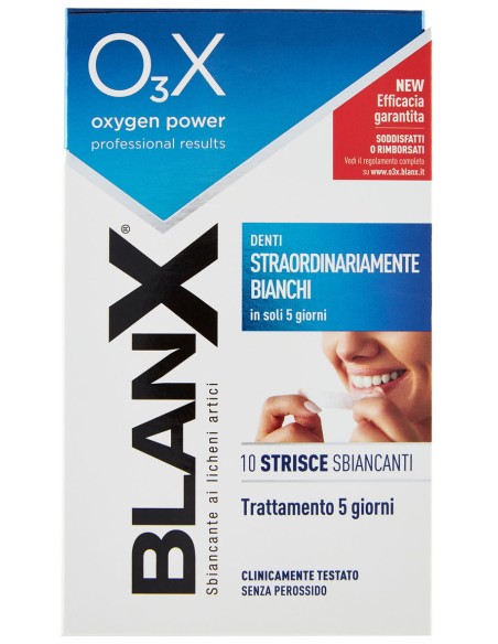 blanx oxygen power strisce sbiancanti - 10 pezzi - trattamento 5 giorni: tuttocasashop.live: igiene e cura della persona