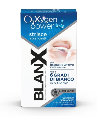 blanx oxygen power strisce sbiancanti - 10 pezzi - trattamento 5 giorni: tuttocasashop.live: igiene e cura della persona